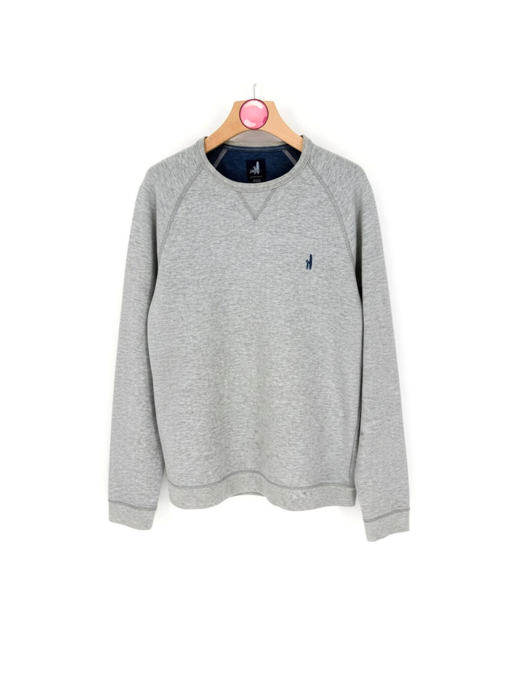Johnnie-O Scholes Preppy Casual Knit Pullover Long Sleeve Crewneck Sweater Med